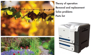 惠普 cp3525 3525 彩色激光打印机中英文维修手册