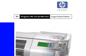 惠普 DesignJets 500 510 800 绘图仪英文维修手册