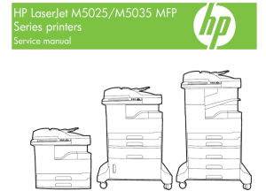 惠普 HP LaserJet M5025 M5035 MFP 一体机英文维修手册