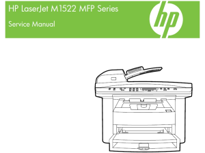 惠普 LaserJet M1522MFP 1522 黑白激光打印机英文维修手册