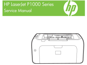 惠普 LaserJet P1005 P1006 P1007 P1008 激光打印机中英文维修手册
