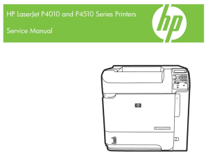 惠普 LaserJet P4010 P4014 P4015 P4515 打印机英文维修手册