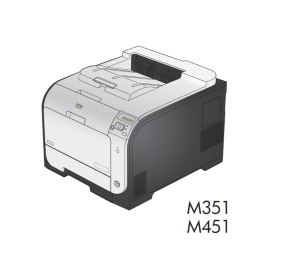 惠普 LASERJET PRO 300 400 COLOR M351a M451dn M451nw 彩色激光打印机英文维修手册