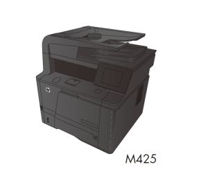 惠普 LASERJET PRO 400 MFP M425dn M425dw 激光打印机英文维修手册+故障排除手册