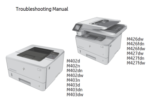 惠普 M402d M402n M402dn M402dw M403n M403d M403dn M403dw M426dw M426fdn M426fdw M427dw M427fdn M427fdw中英文维修手册