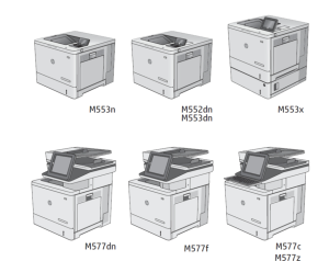 惠普 M553n M553x M553dn M552dn M577dn M577f M577c M577z 彩色激光打印机英文维修手册+故障排除手册