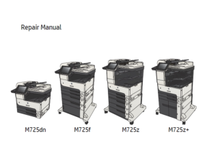 惠普 M725 M725dn M725f M725z M725z+ 英文维修手册+故障排除手册