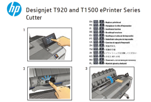 惠普Designjet T920 T1500 T2500 T3500绘图仪英文维修手册