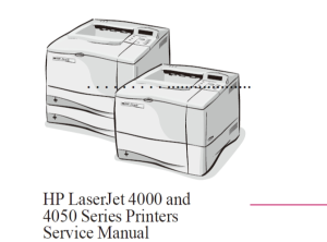 惠普HP4000 - 4050 （英文）