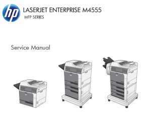 惠普LaserJet Enterprise M4555 MFP英文维修手册
