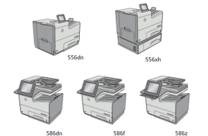 惠普 556dn 556xh 586dn 586f 586z 页宽打印机中英文维修手册+故障排除手册