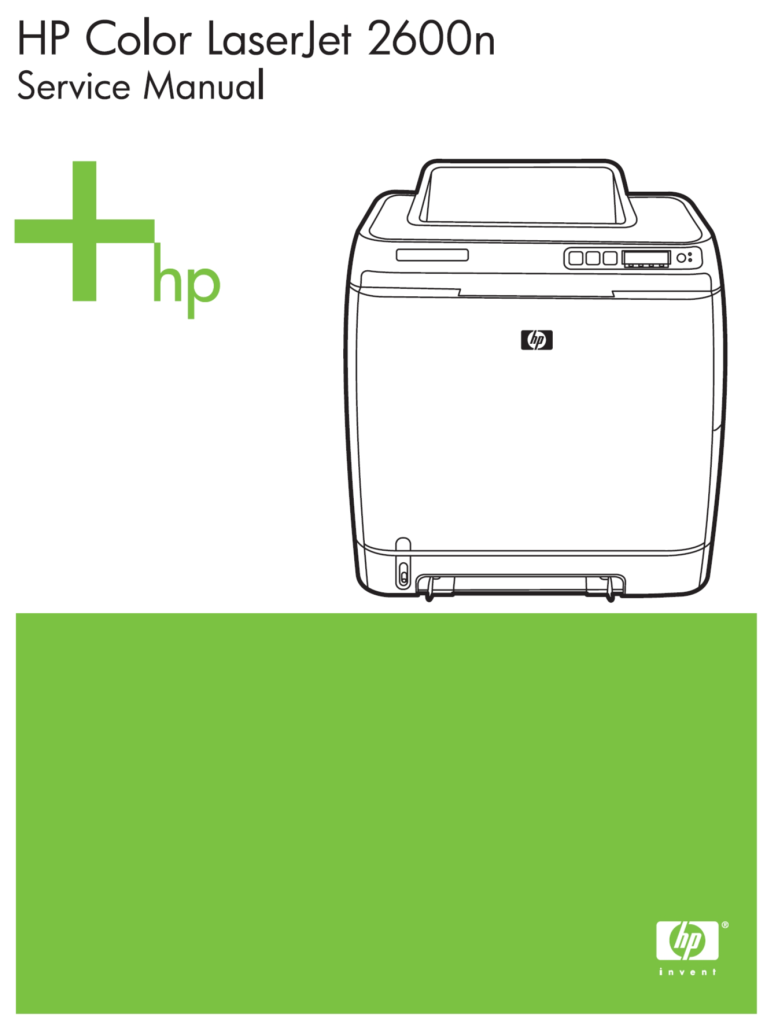 图片[1]-惠普 HP Color LaserJet 1600 2600n 2605 彩色激光打印机英文维修手册