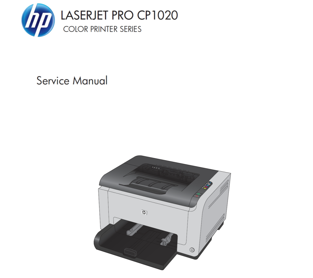 图片[1]-惠普 HP CP1025 CP1025nw 彩色打印机中英文维修手册+拆机手册