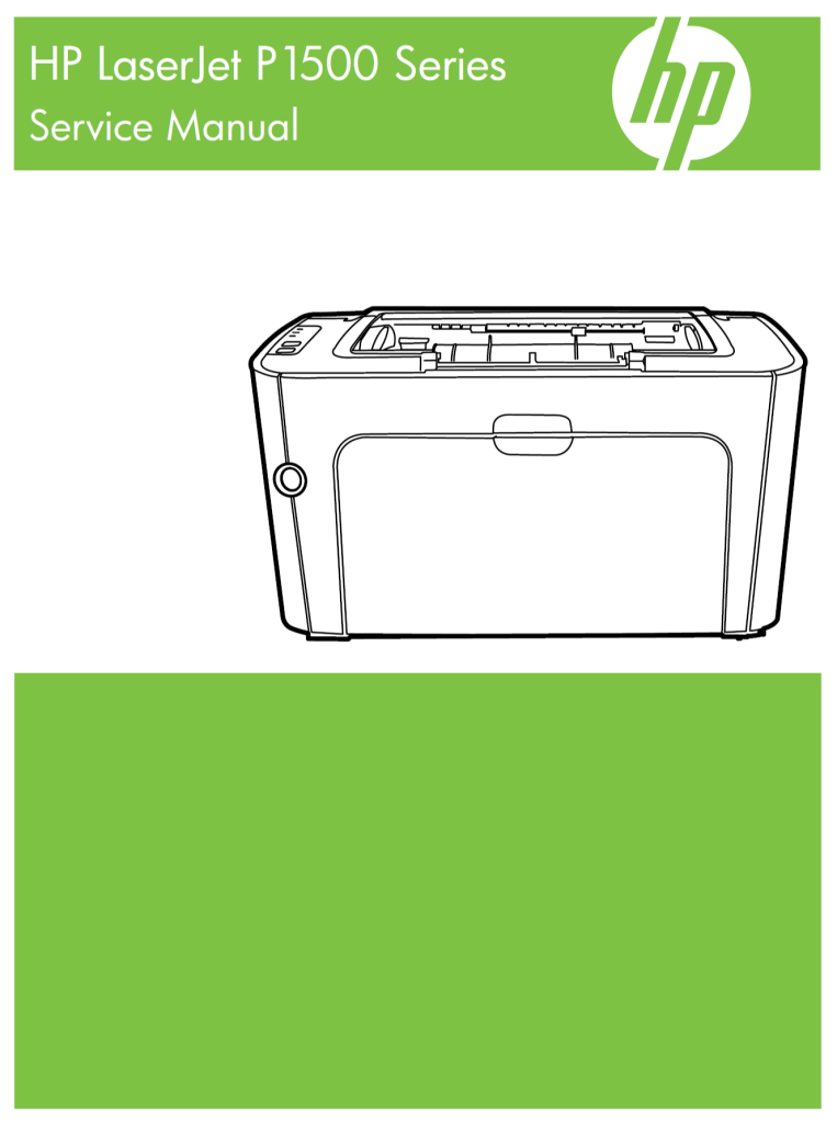 图片[1]-惠普 HP LaserJet P1505 P1505n 打印机英文维修手册