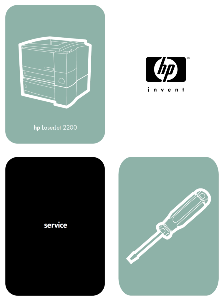 图片[1]-惠普HP 2200镭射打印机维修手册