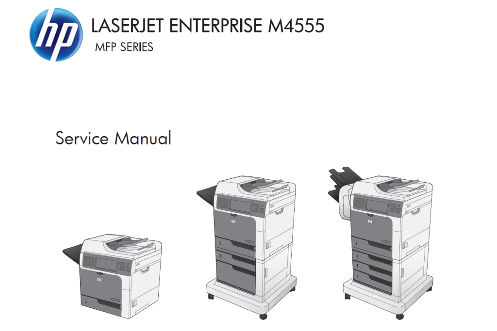 图片[1]-惠普LaserJet Enterprise M4555 MFP英文维修手册