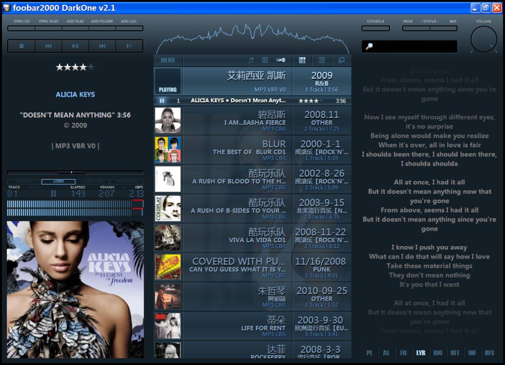图片[1]-Foobar2000 v2.0/2.1.5 汉化版(高品质音频播放器)