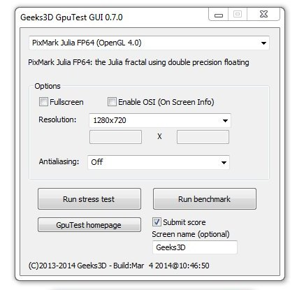 图片[1]-GpuTest 0.7.0 全新 FP64 OpenGL 4 测试和在线 GPU 数据库