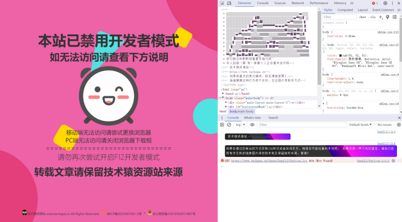 图片[1]-WordPress禁止F12_开发者工具跳转动态页面[本站同款]