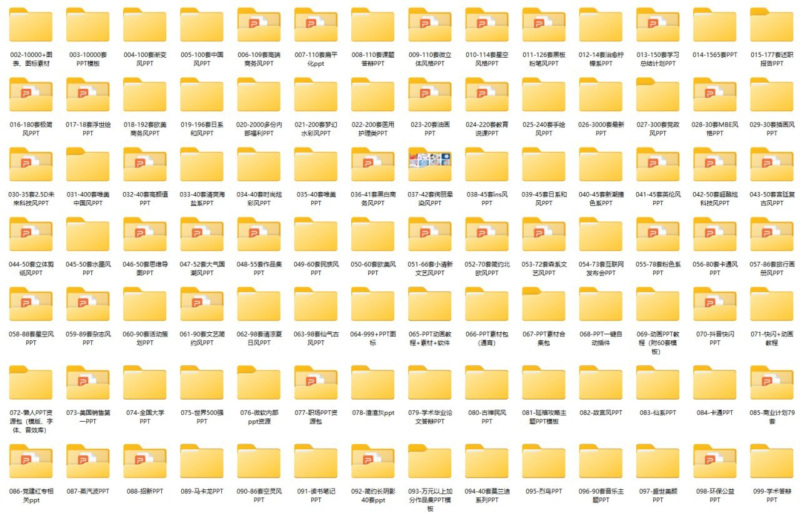 图片[1]-PPT模板 PPT素材(180GB)