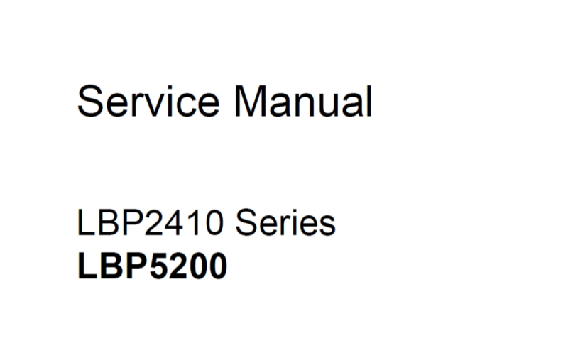 佳能LBP5200维修手册(英文)-技术猿资源站