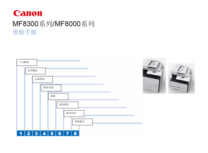 佳能MF8350Cdn 8330Cdn 8050Cn 8030Cn维修手册中文