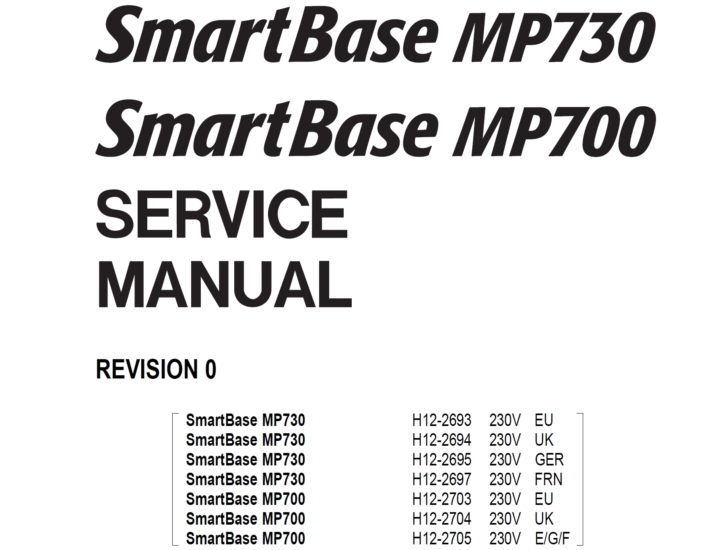 佳能MP700.730维修手册(英文)-技术猿资源站