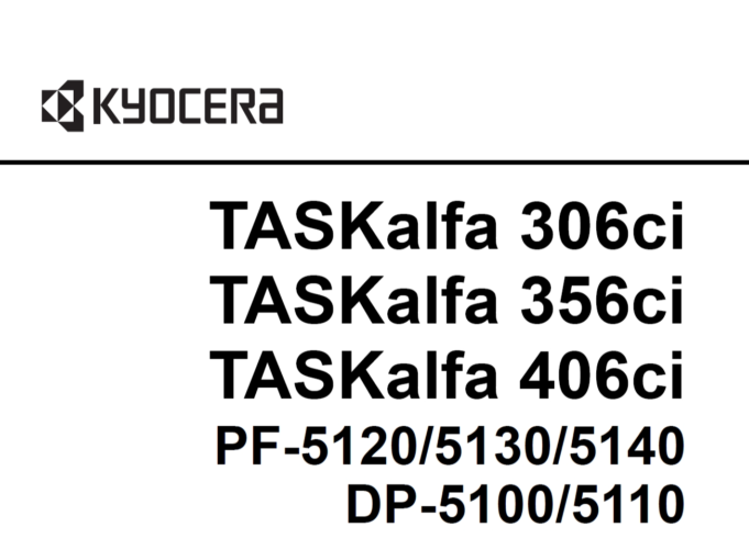 京瓷 TASKalfa 306ci 356ci 406ci 彩色激光一体机中文维修手册