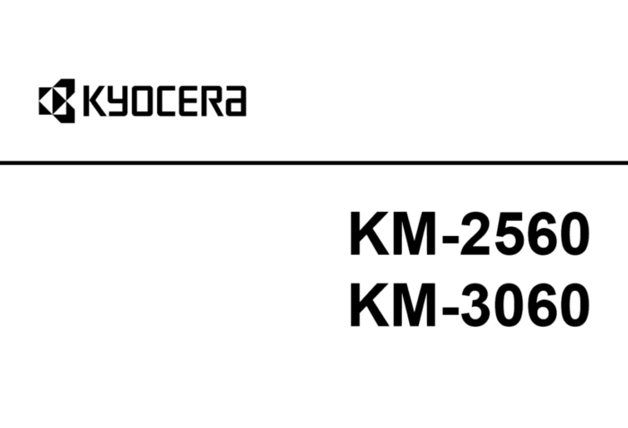 京瓷 KM-2560 KM-3060 黑白复印机中文维修手册+零件手册