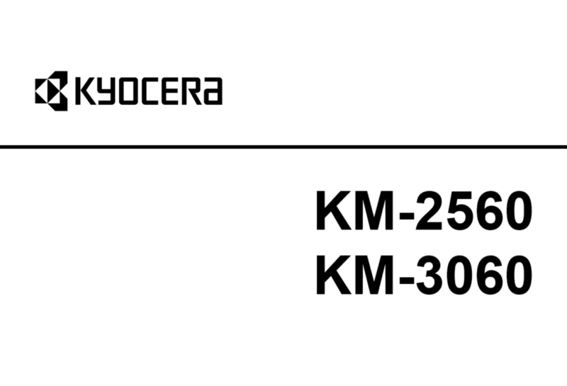 京瓷 KM-2560 KM-3060 黑白复印机中文维修手册+零件手册-技术猿资源站