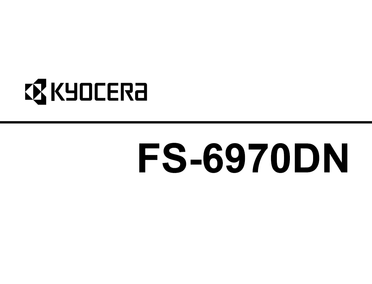 京瓷 FS-6970DN 激光打印机中文维修手册