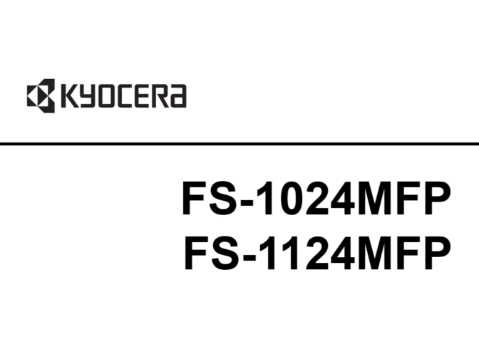 京瓷 FS-1024MFP FS-1124MFP 1024 1124 打印机中文维修手册