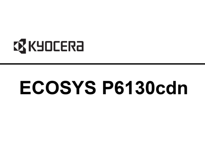 京瓷 ECOSYS P6130cdn 彩色激光打印机中文维修手册