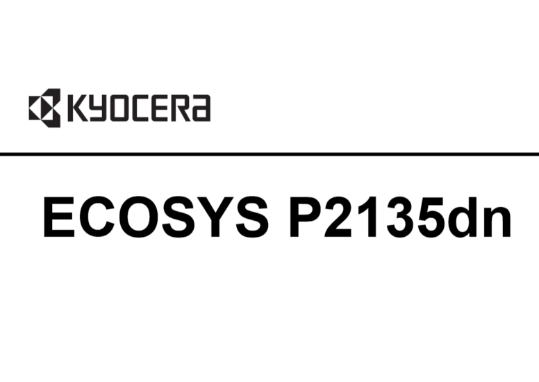 京瓷 ECOSYS P2135dn 2135 黑白激光打印机中文维修手册-技术猿资源站