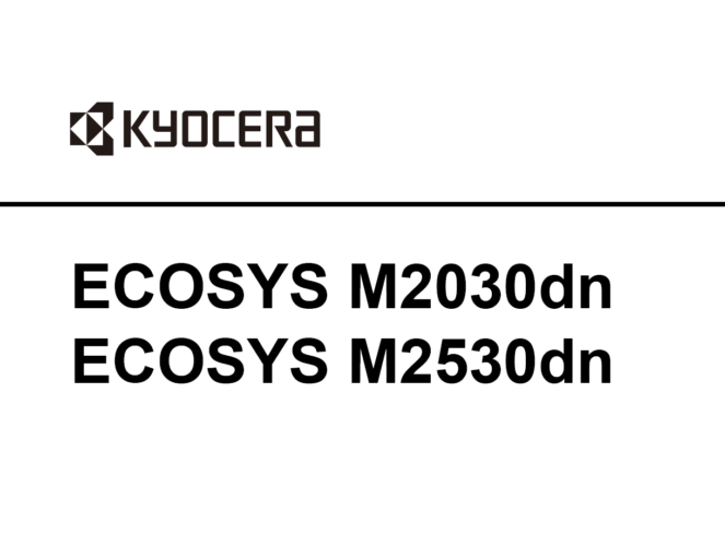 京瓷 ECOSYS M2030dn M2530dn 激光一体机中文维修手册