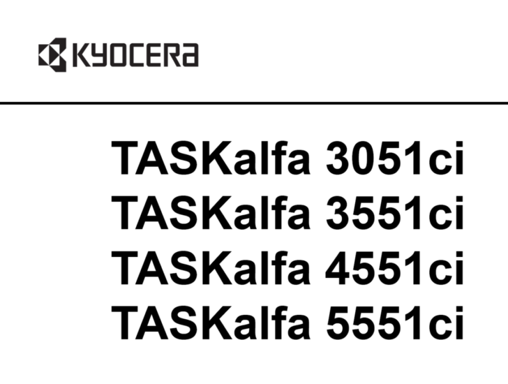 京瓷 3051ci 3551ci 4551ci 5551ci 彩色复印机中文维修手册-技术猿资源站