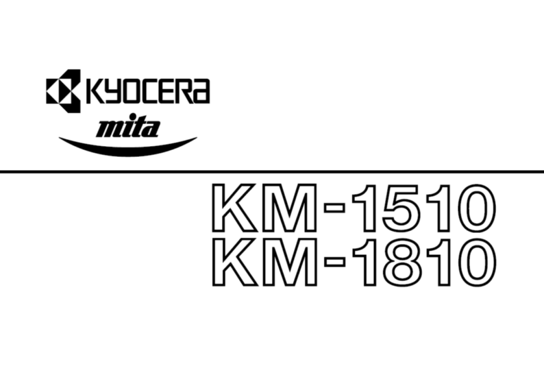 京瓷美达km1510维修手册-技术猿资源站