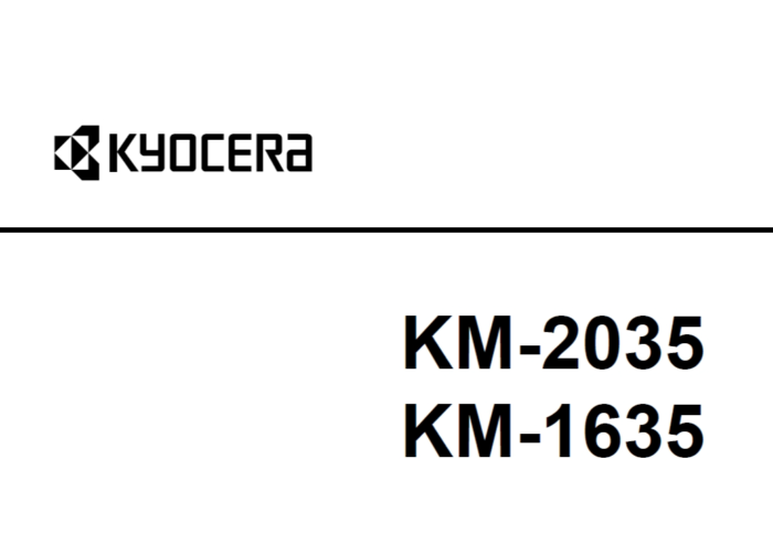 京瓷KM-1635_2035_维修手册