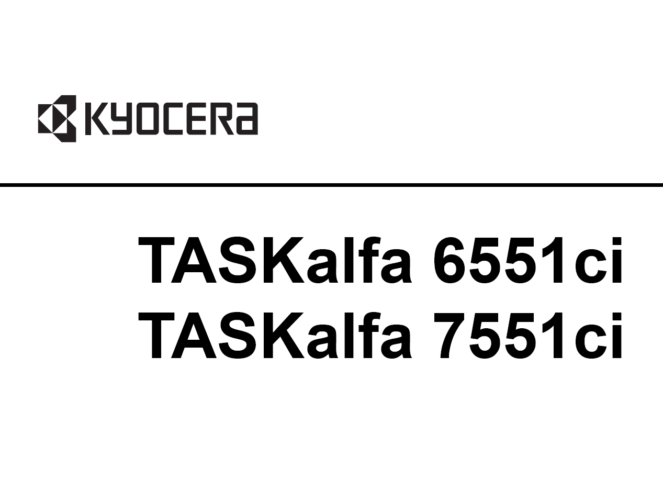 京瓷 TASKalfa 6551ci 7551ci 彩色复印机中文维修手册