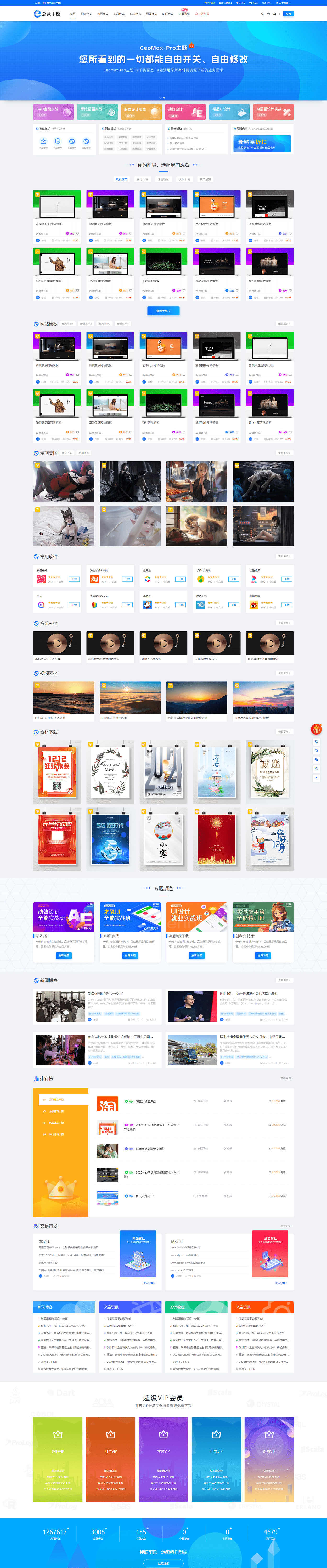 图片[1]-WordPress 资源展示型下载类主题 CeoMax-Pro_v7.6 开心版