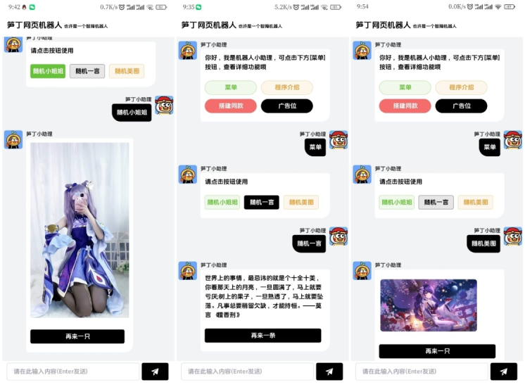 笋丁网页自动回复机器人 ai智能回复自动聊天 电商智能客服机器人 V3.0.0免授权版源码-技术猿资源站