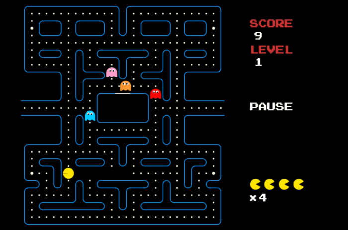 吃豆人游戏源码