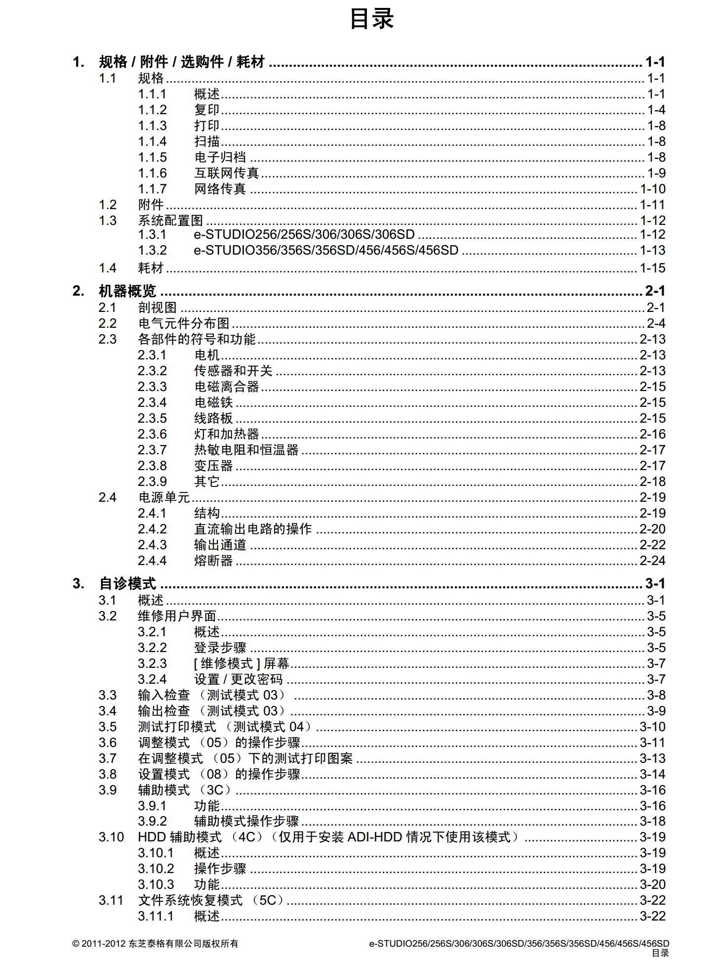 图片[2]-东芝 256 256S 306 306S 306SD 356 356S 356SD 456 456S 456SD 506 中文维修手册