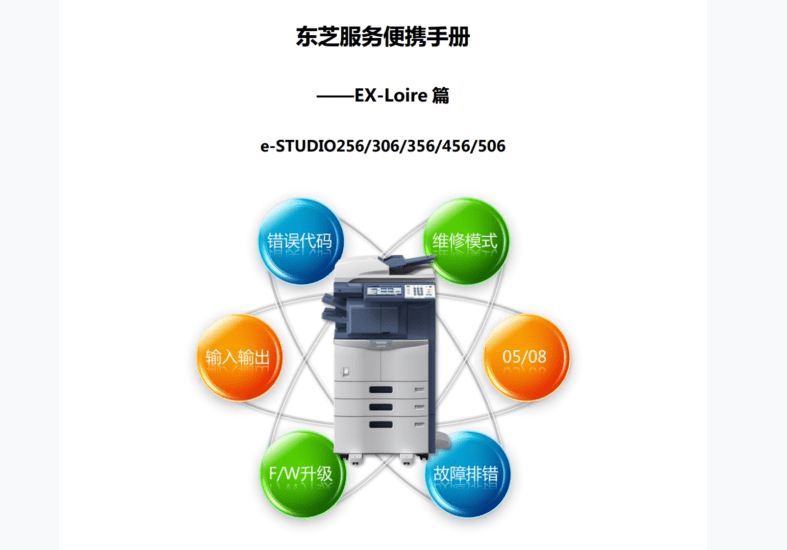 东芝256 356 456 306 506东芝服务便携代码手册-技术猿资源站