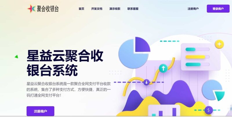 聚合收银台 聚合扫码一站式 即三网合一收款码 聚合收银系统-技术猿资源站